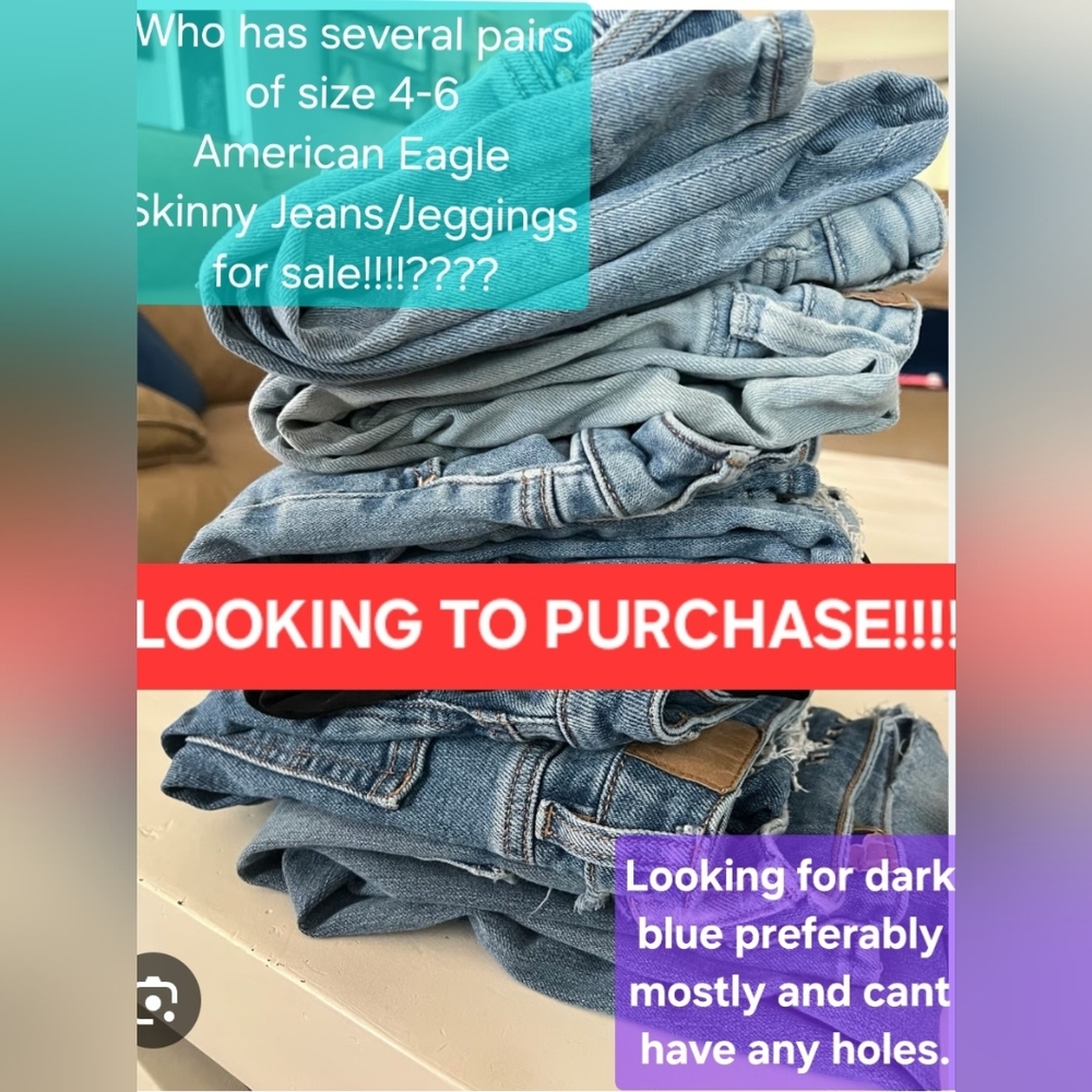 IN SEARCH OF BUNDLE DEAL OF AE SKINNY JEANS
